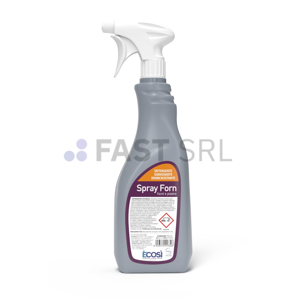 [01280750] ÈCOSÌ Spray Forn (C1* Flacone 750 ml)